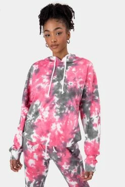Adika Blush Tie-Dye Hoodie OUTLET
