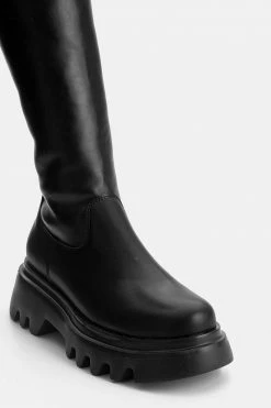 Adika Truck Faux Leather Boots Shoes