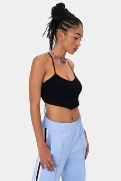 Adika Haydn Criss-Cross Back Crop Top OUTLET