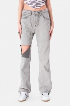 Adika Randle Ripped Washed Jeans | FLARE