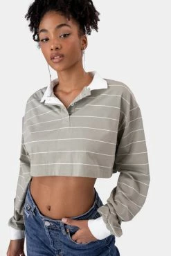 Adika Grande Cropped Polo Shirt OUTLET