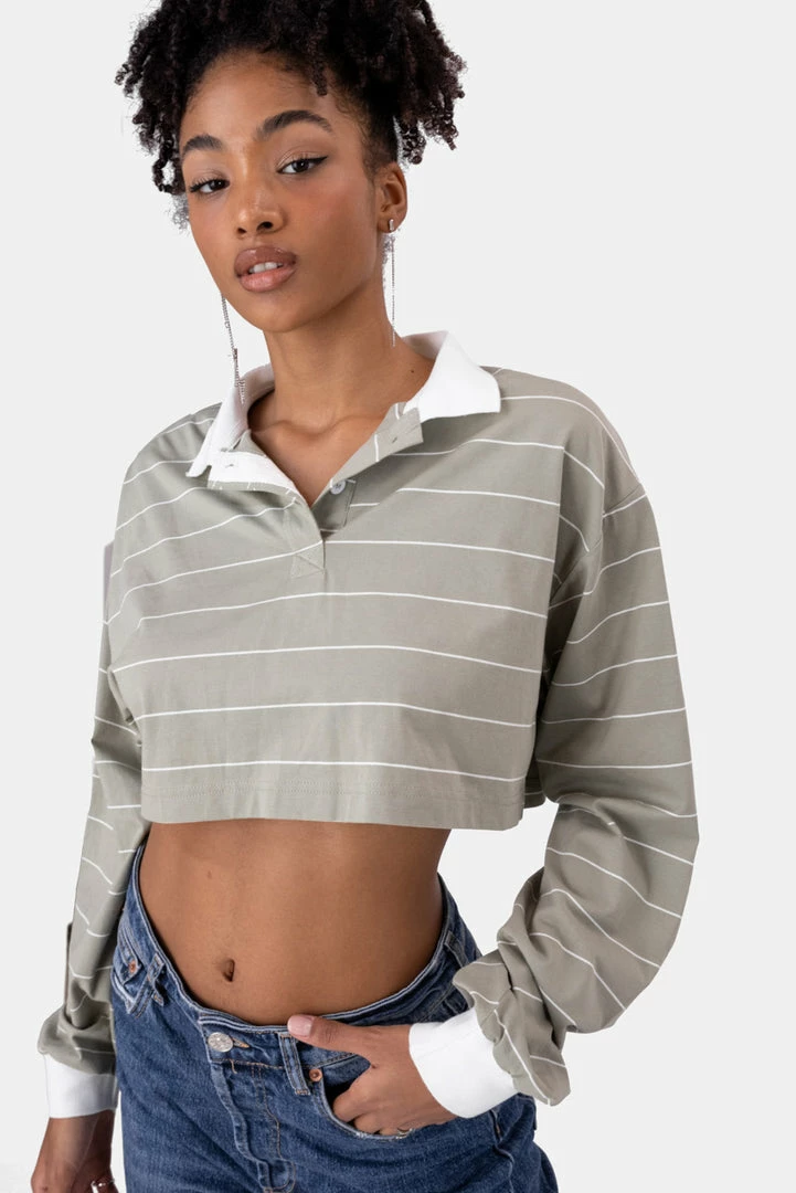 Best deal ๐ Adika Grande Cropped Polo ๐ Shirt OUTLET ๐ฏ 1 Adika Grande Cropped Polo Shirt OUTLET