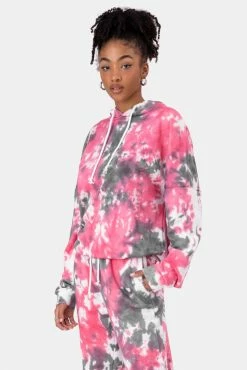 Adika Blush Tie-Dye Hoodie OUTLET