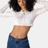 Adika Stitch Tie-Dye Crop Top