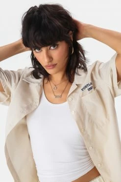 Adika 1987 Oversized Button-Up Shirt Clothing