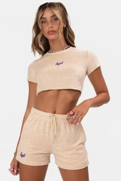 Adika OUTLET LEGIT Towel Terry Cropped Top