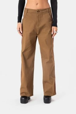 Adika Clothing Roldy Side-Stripe Baggy Pants