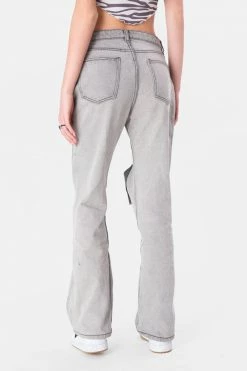 Adika Randle Ripped Washed Jeans | FLARE