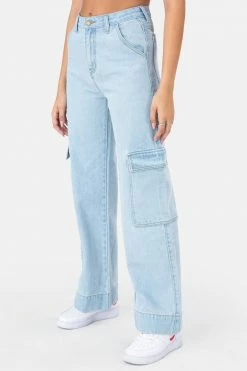 Adika Groove Flared Cargo Jeans | WIDE