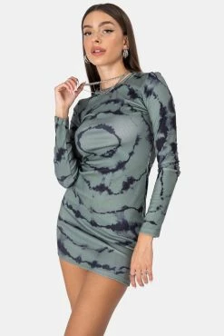 Adika Lennon Tie-Dye Mini Dress OUTLET