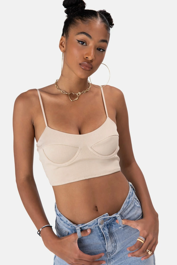 Wholesale 🛒 Adika Eilish Ribbed Crop Top Clothing 💯 1 Adika Eilish Ribbed Crop Top Clothing