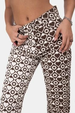 Adika Daze Color-Block Printed Pants Clothing