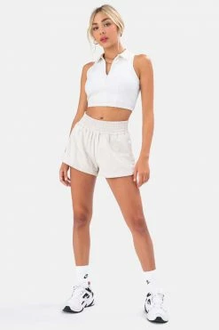 Adika Kinsley Front Zip Crop Top
