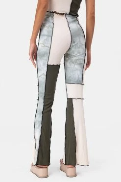Adika Yoko Patchwork Flared Pants Clothing