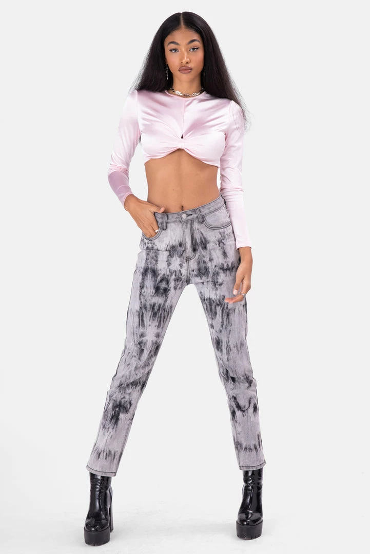 Coupon 😉 Adika OUTLET Bowtie Velvet Crop Top 🌟 2 Adika OUTLET Bowtie Velvet Crop Top