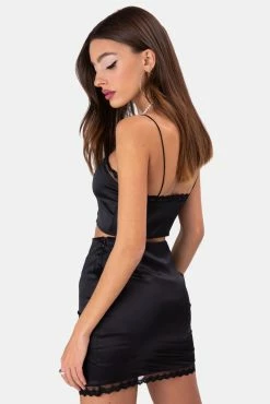 Adika McLane Satin Finish Crop Top OUTLET