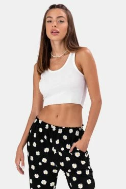 Adika Live Ribbed Cropped Tank Top