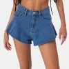 Adika Creedence Raw-Hem Denim Shorts