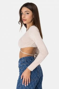 Adika OUTLET Drape Wrap Crop Top