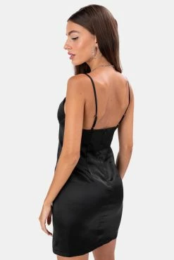 Adika OUTLET Babez Satin Finish Mini Dress