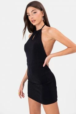 Adika Bigs Halter Mini Dress OUTLET