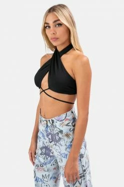 Adika Clothing Luka Cross Wrap Halter Top