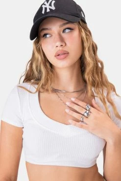 Adika Accessories Silverstone 3-Pack Chunky Ring Set