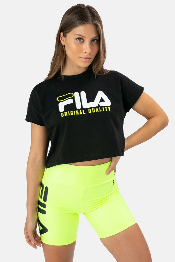 Flash Sale 🥰 Adika FILA // Logo Print Cropped Tee Brands 🔥 2 Adika FILA // Logo Print Cropped Tee Brands