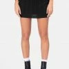 Adika Script Cable Knit Mini Skirt