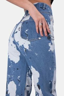 Adika Pollock Paint-Splatter Jeans | WIDE