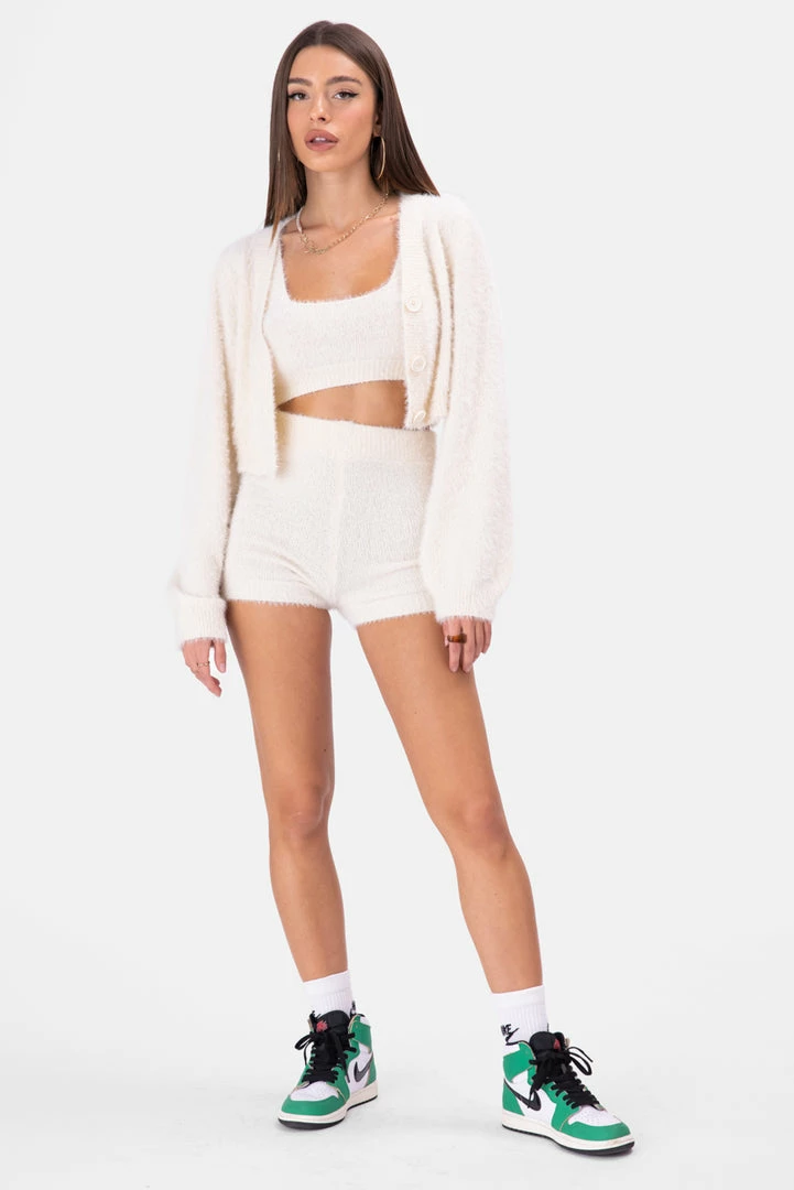 Buy โญ Adika Sands Fuzzy Knit Shorts ๐ 1 Adika Sands Fuzzy Knit Shorts