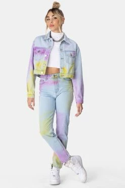 Adika Aurora Cropped Denim Jacket