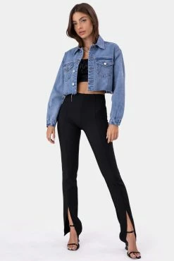 Adika Clothing Luxe Front-Slit Pants