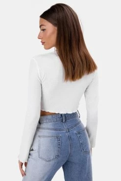 Adika Sanders Wavy Cropped Tee