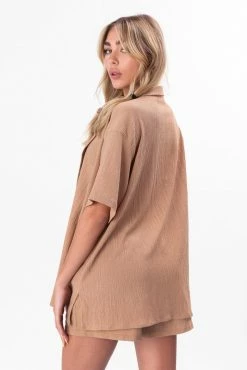 Adika Clothing Bronx Crinkle Button-Down Shirt