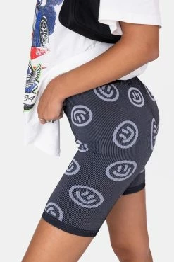 Adika Smiles Knitted Biker Shorts