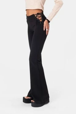 Adika Weekend Side Lace-Up Flared Pants Best Sellers