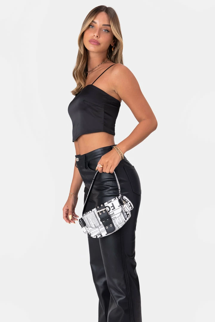 Hot Sale ๐ฅฐ Adika Baxter Satin-Finish Crop Top OUTLET ๐งจ 3 Adika Baxter Satin-Finish Crop Top OUTLET