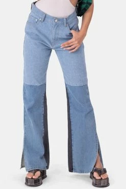 Adika Zappa Color-Block Jeans | FLARE