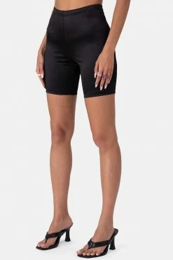 Adika OUTLET Leigh Satin Finish Biker Shorts