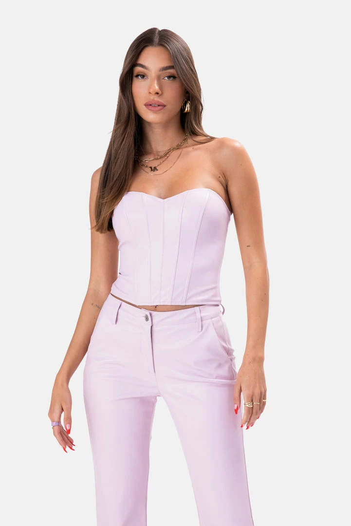 Best reviews of ๐ฏ Adika Dawson Faux Leather Corset Top Clothing โจ 1 Adika Dawson Faux Leather Corset Top Clothing