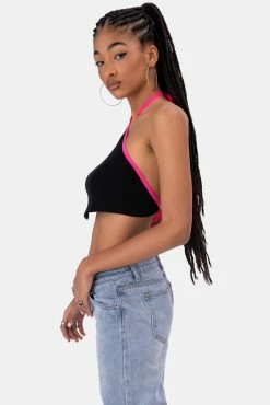 Best Sale 👏 Adika OUTLET Prydz Halter Crop Top 🌟 6 Adika OUTLET Prydz Halter Crop Top