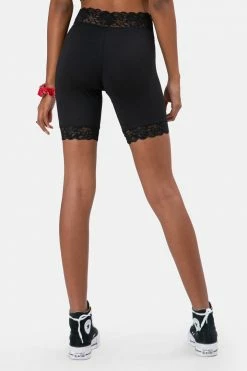 Adika OUTLET Duncan Lace Trim Biker Shorts