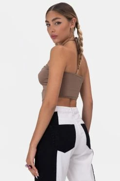 Adika Torch Cut-Out Halter Top OUTLET