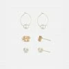 Adika Moulin 3-Pack Mixed Earrings Accessories