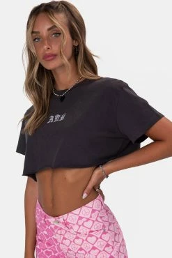 Adika Clothing ADK Embroidery Cropped Tee