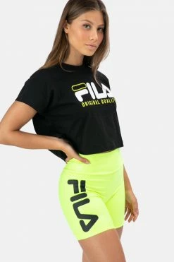 Adika FILA // Logo Print Cropped Tee Brands