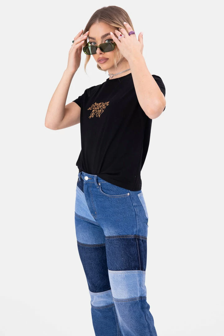 Best deal ⌛ Adika OUTLET SWITCH Embroidery Tee 🌟 3 Adika OUTLET SWITCH Embroidery Tee