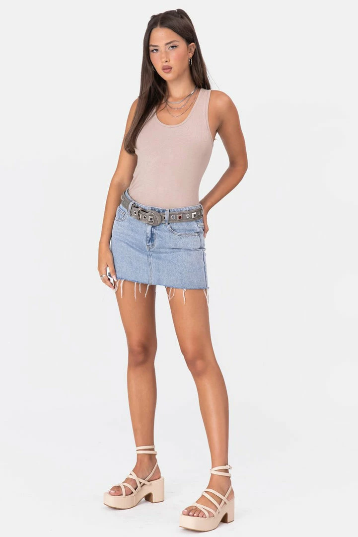 Cheap 😀 Adika Bird Ribbed Top 🛒 1 Adika Bird Ribbed Top