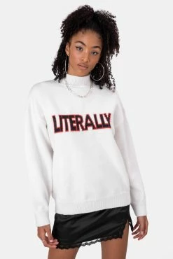 Adika LITERALLY High Collar Sweater OUTLET